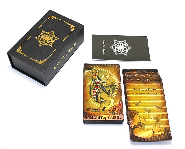 Gold Foil Tarot Kartları