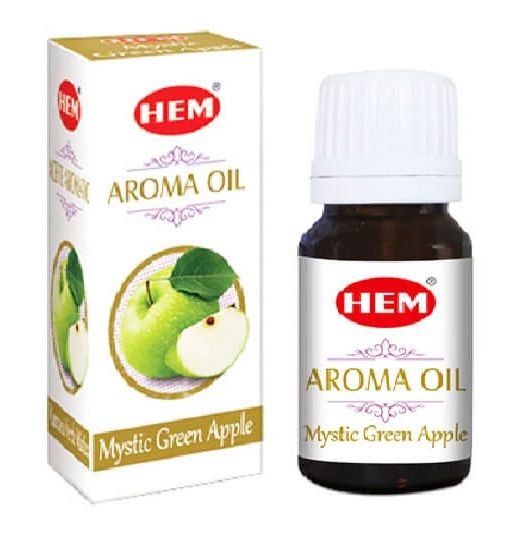 Hem Mystic Green Apple Aroma Oil Yeşil Elma Buhur Yağı (12 Adet)