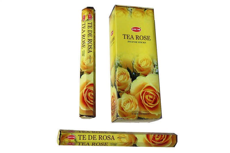 Hem Tea Rose Hexa Çubuk Tütsü İncense Sticks (120 Adet)