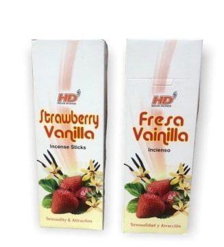 HD Strawberry Vanilla Çubuk Tütsü İncense Sticks (120 Adet)