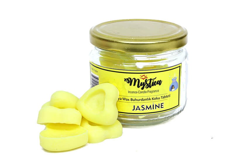 Kalp Tasarımlı Soya Wax Buhurdanlık Kokusu Jasmine