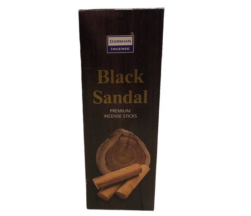 Darshan Siyah Sandal  (Black Sandal) Kokulu Çubuk Tütsü (120 Adet)