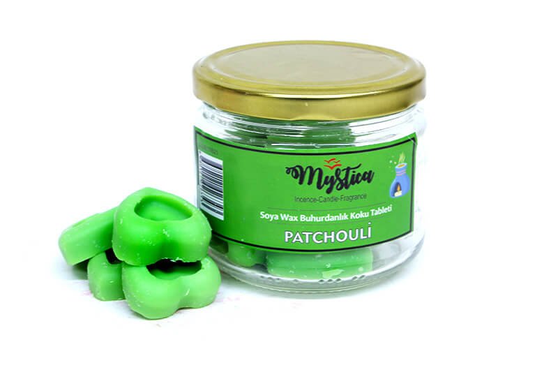 Kalp Tasarımlı Soya Wax Buhurdanlık Kokusu Patchouli