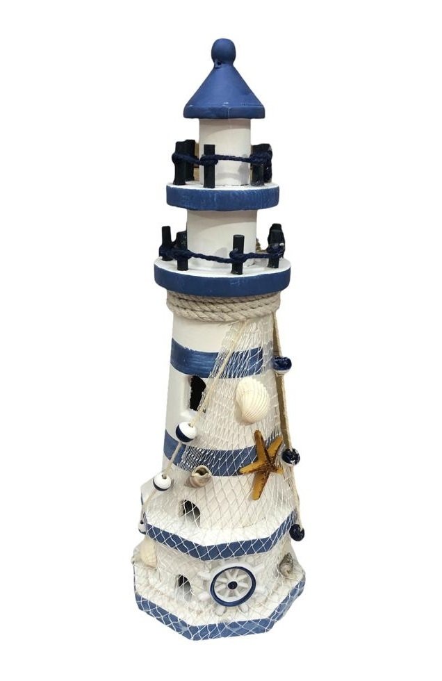 Dekoratif Ahşap Marin Gemici Deniz Feneri