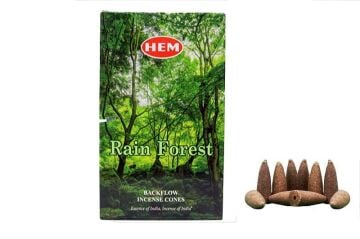 Hem Rain Forest Back Flow (Geri Akış) Konik Tütsü 120 (Adet)