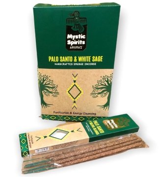 Mystic Spirits Palo Santo & White Sage Organik Çubuk Tütsü (96 Adet)