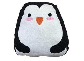 Sevimli Peluş Penguen Yastık (25 cm)