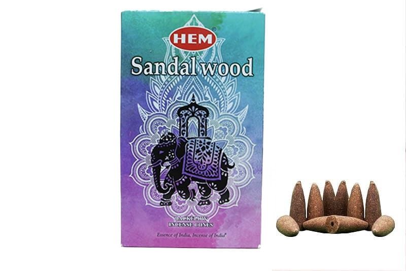 Sandalwood Back Flow (Geri Akış) Konik Tütsü 120 (Adet)