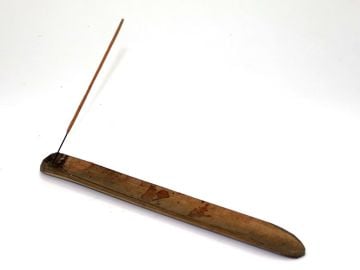 Ahşap Uzun Kayık Tütsülük (30 cm)