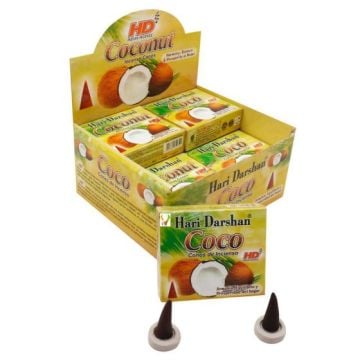 Hd Hindistan Cevizi Konik Tütsü Coconut Incense Cones (120 Adet)