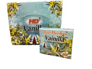 Hd Vanilya (Vanilla) Aromalı Konik Tütsü Incense Cones (120 Adet)