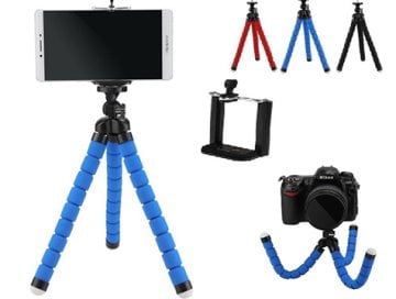 Sünger Ayaklı Akrobat telefon Tutucu Tripod (26 cm &  19 cm)