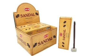 Hem Sandal Dhoop Naturel Çubuk Tütsü (12 x 25 gr)