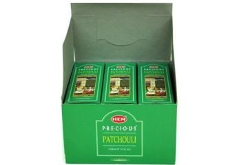 Hem Precious Patchouli Dhoop Naturel Çubuk Tütsü (12 x 25 gr)