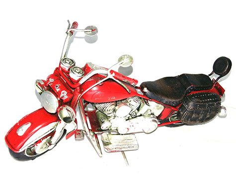 Dekoratif Metal Model Motorsiklet Maketi