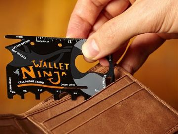 Ninja Wallet 18 in 1 Credit Card Multi Tool Kit