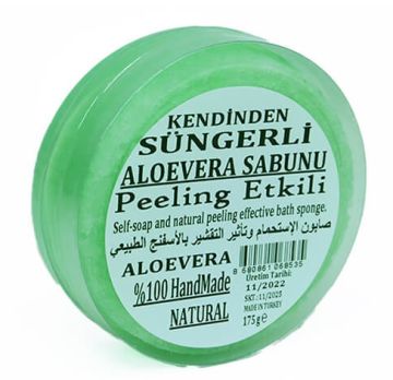 Doğal Süngerli Aloe Vera Sabun Aloevera Soap