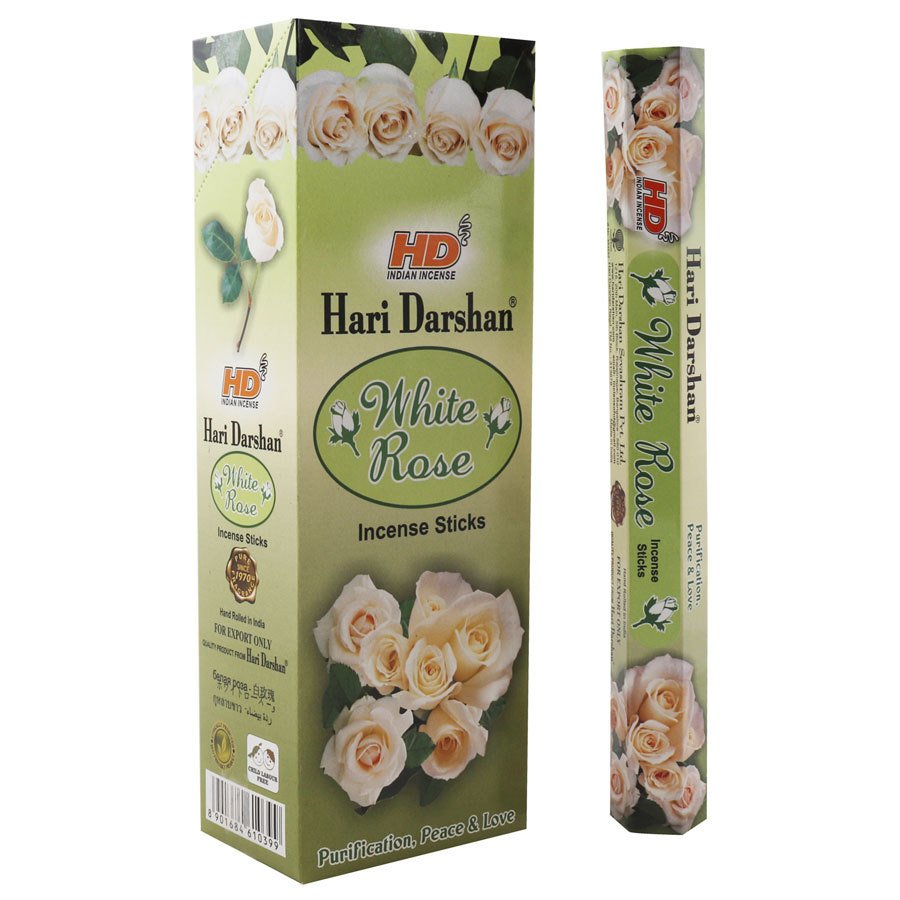 Hd Beyaz Gül Kokulu Tütsü Çubukları White Rose İncense Sticks (120 Adet)