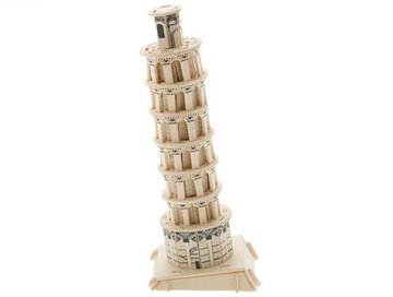3D Puzzle Ahşap Pisa Kulesi Maketi