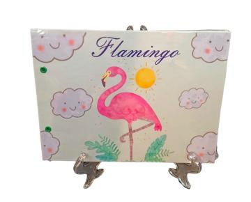 Flamingo Tasarımlı Kendin Yap Albüm Defter