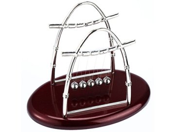 Oval Tasarım Metal Denge Topları Newton' s Cradle