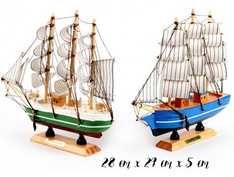 Ahşap Model Yelkenli Gemi Maketi