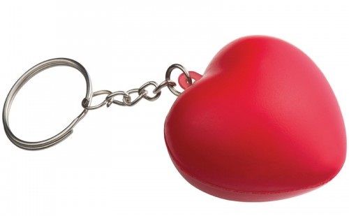 Kalp Tasarımlı Anahtarlık Çanta Süsü (12 Adet)
