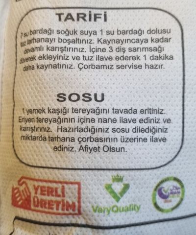 Ev Tarhanası Toz 500 g