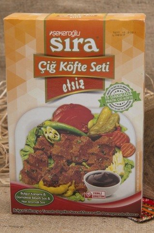 Çiğ Köfte Seti Etsiz 500 gr