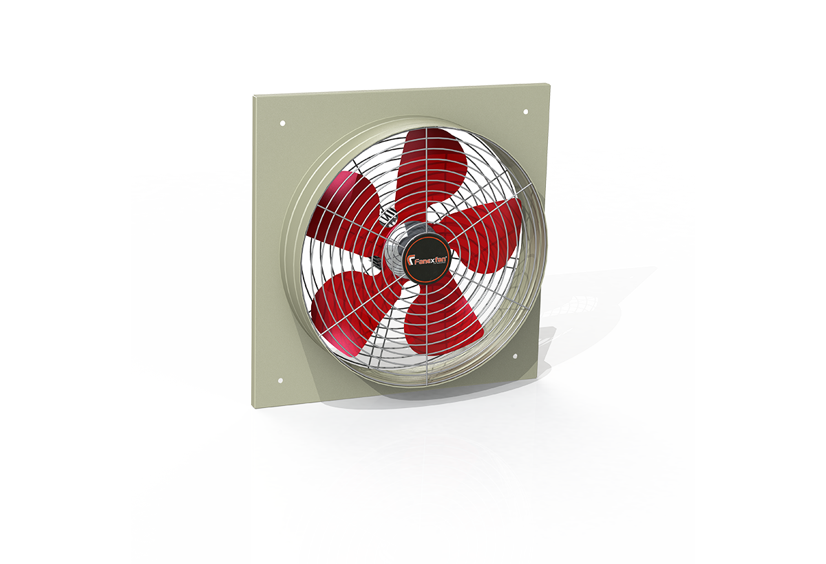 PSTK-450 Fanex Fan Kare Kasa Metal Pervaneli Aksiyel Aspiratör (Trifaze)