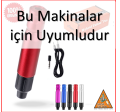 1 ADET 3F KARTUŞLU İĞNE - HYBRID MAKİNA UYUMLU STERİL TİTANYUM KALICI MAKYAJ MAKİNASI İĞNESİ