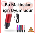 10 ADET 3F KARTUŞLU İĞNE - HYBRID MAKİNA UYUMLU STERİL TİTANYUM KALICI MAKYAJ MAKİNASI İĞNESİ