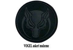 BÖRÜ SİLİKON ASKERİ SAVAŞÇI PATCH (YAMA)