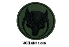 BÖRÜ SİLİKON ASKERİ SAVAŞÇI PATCH (YAMA)