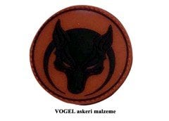 BÖRÜ SİLİKON ASKERİ SAVAŞÇI PATCH (YAMA)