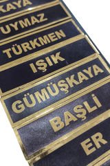 Jandarma Asayiş Pvc Plastik İsimlik 2 Adet