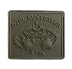 Silikon Özel Kuvvetler Arması Patch, Peç Model