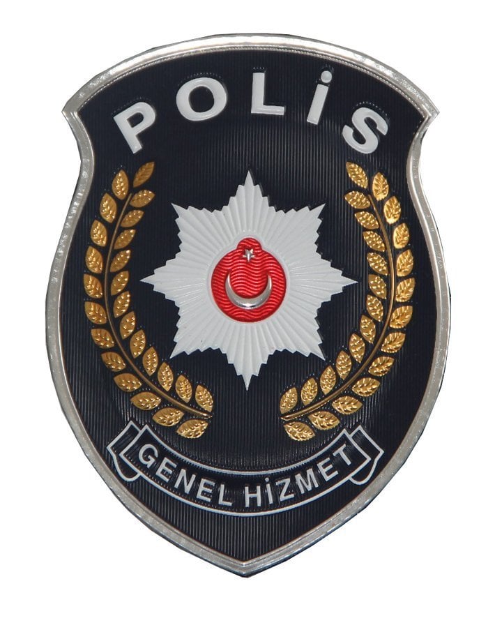 EGM - 3D Kabartmalı  Polis Genel Hizmet Arması