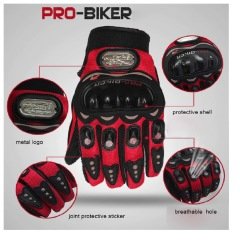 Probiker Motosiklet Eldiveni Korumalı Tam Parmak