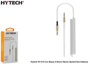 HYTECH HY-X74 1m Siyah/beyaz/kırmızı 3.5mm STEREO SPİRALLİ SES KABLOSU