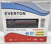 Everton RT-3026 ÇİFT USB'li USB-SD-FM-AUX- Bluetooth Oto Teyp 4x60 Watt