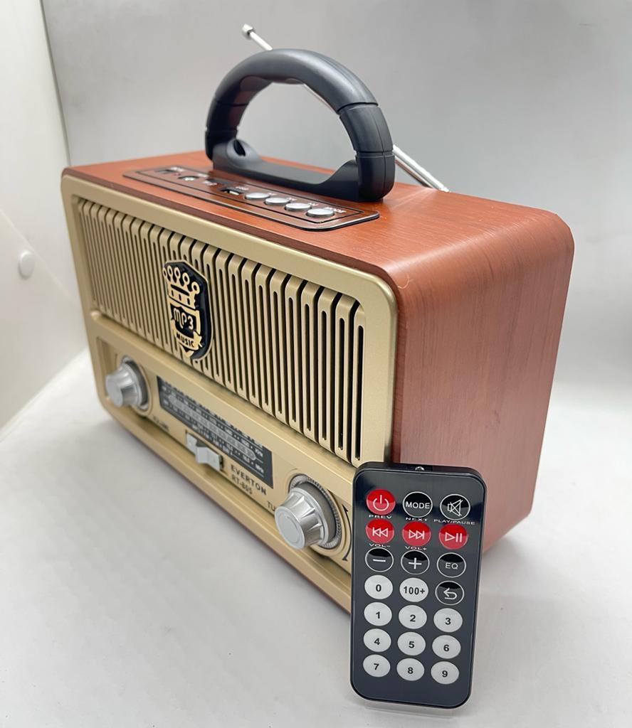 Everton RT-805 Bluetooth, Usb/Sd/Aux/Fm  Radyo Nostalji Müzik Kutusu Kumandalı