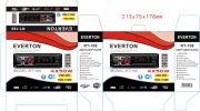 Everton RT-108 ÇİFT USB'li USB-SD-FM-AUX- Bluetooth Oto Teyp 4x50 Watt