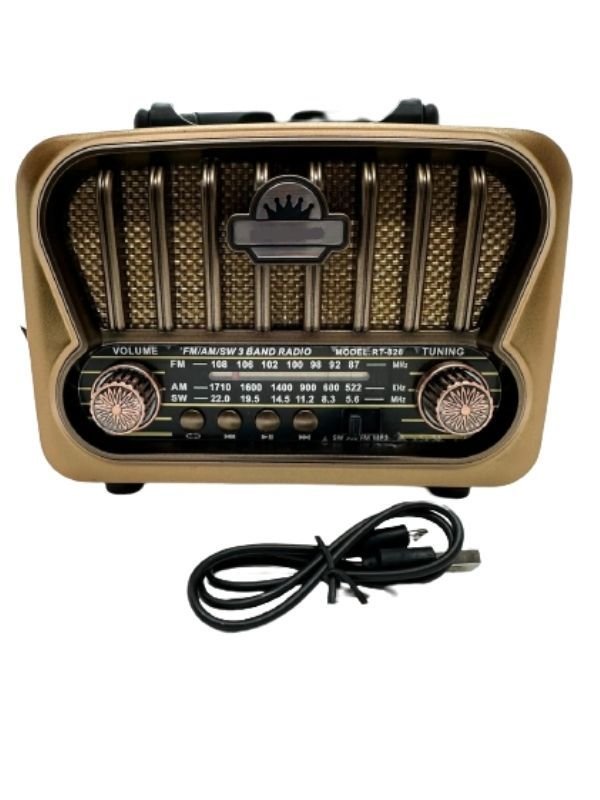 Everton RT-826 Orta Boy Solar Güneş Enerjili Bluetooth, Nostalji , FM/AM/SW 3 Band Radyo ,usb, sd ,Aux mp3 player