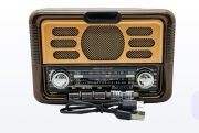 Everton RT-671 Orta Boy Solar Güneş Enerjili Bluetooth, Nostalji , FM/AM/SW 3 Band Radyo ,usb, sd ,Aux mp3 player