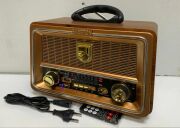 Everton RT-833 Bluetooth, Usb/Sd/Aux/Fm 3 Band Radyo Nostalji Müzik Kutusu Büyük Boy