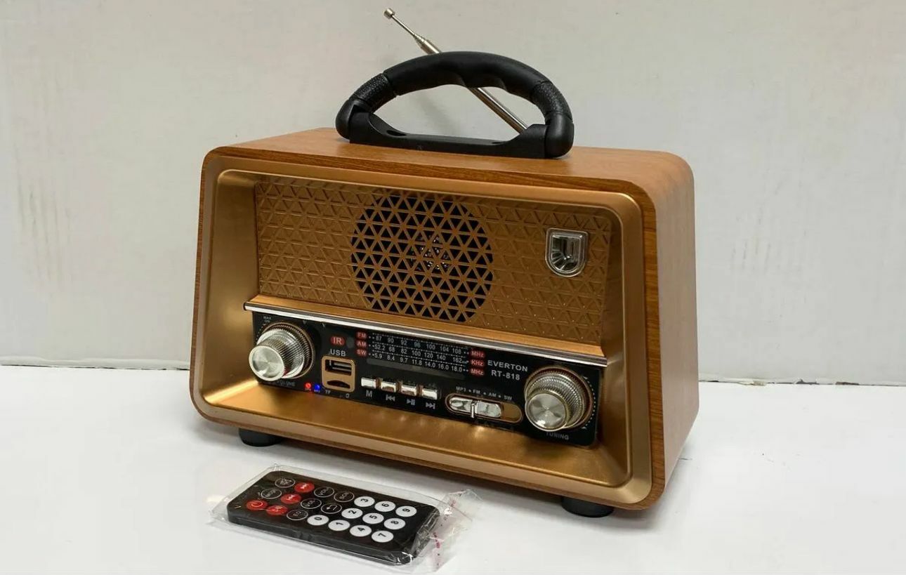 Everton RT-818 Bluetooth USB-SD-FM Nostaljik Radyo Müzik Kutusu Kumandalı