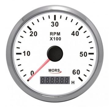 Mors Devir Göstergesi 6000 RPM Motor Zaman Saati 12-24 V