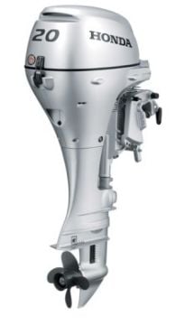 Honda BF 20 HP Kısa Şaft Trimli - Direksiyon Sistemli Dıştan Takma Deniz Motoru