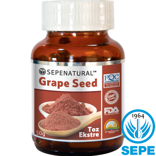 Grape Seed Extract Üzüm Çekirdeği Ekstrakt Ekstresi 50 gr